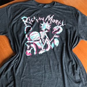 Rick and Morty Grey T-shirt